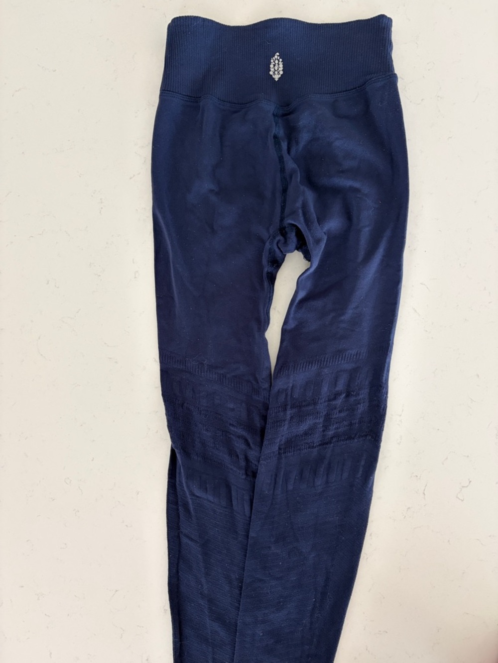 FP Movement by Free People Gone Adrift Navy Seamless Leggings